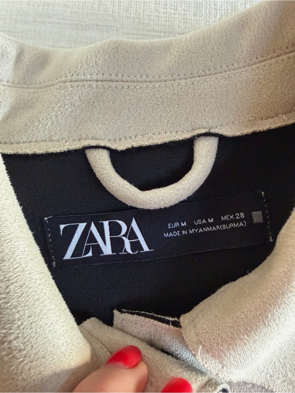 Zara faux suede jacket - Picture 6 of 6